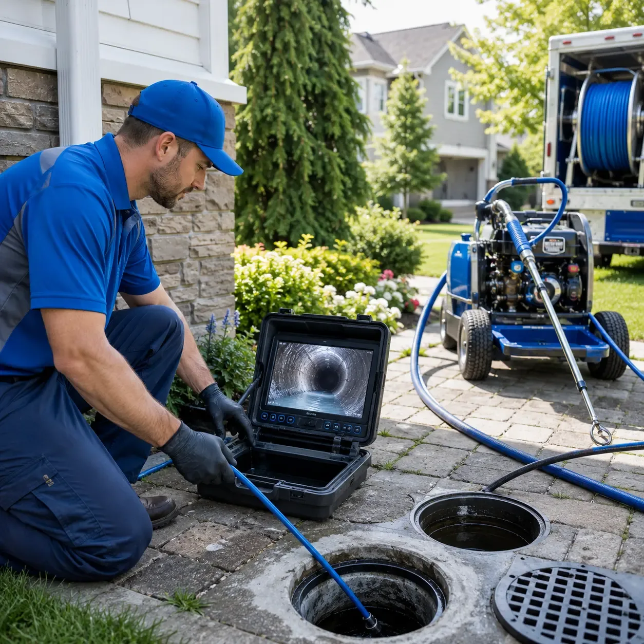 Outdoor drain cleaning professionals serving Sugar Valley, GA