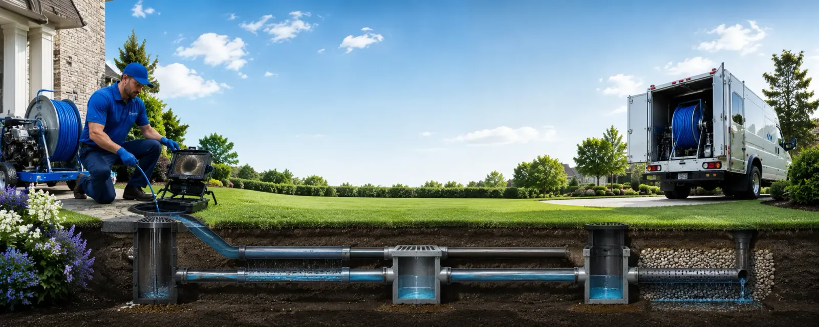 Outdoor drain cleaning information for Sugar Valley, GA